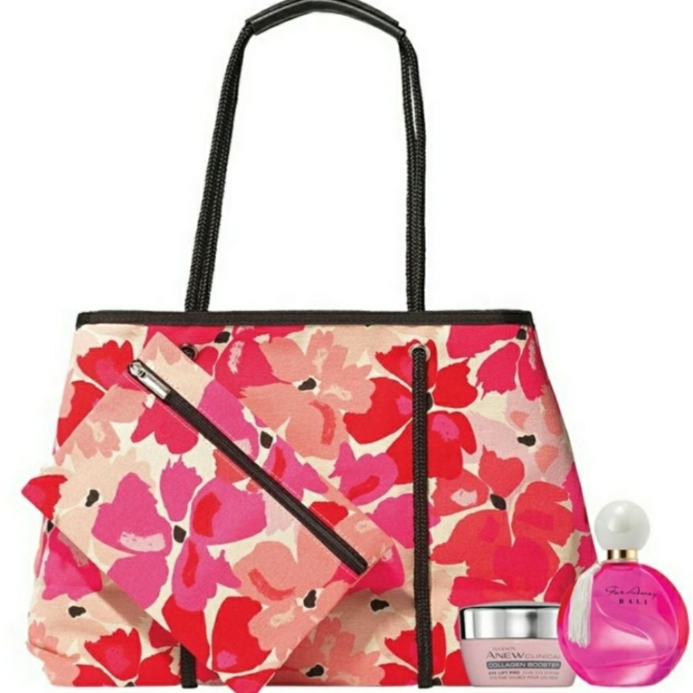 Avon Beauty Bundle- Far Away Bali & Anew Collagen Booster Eye Lift